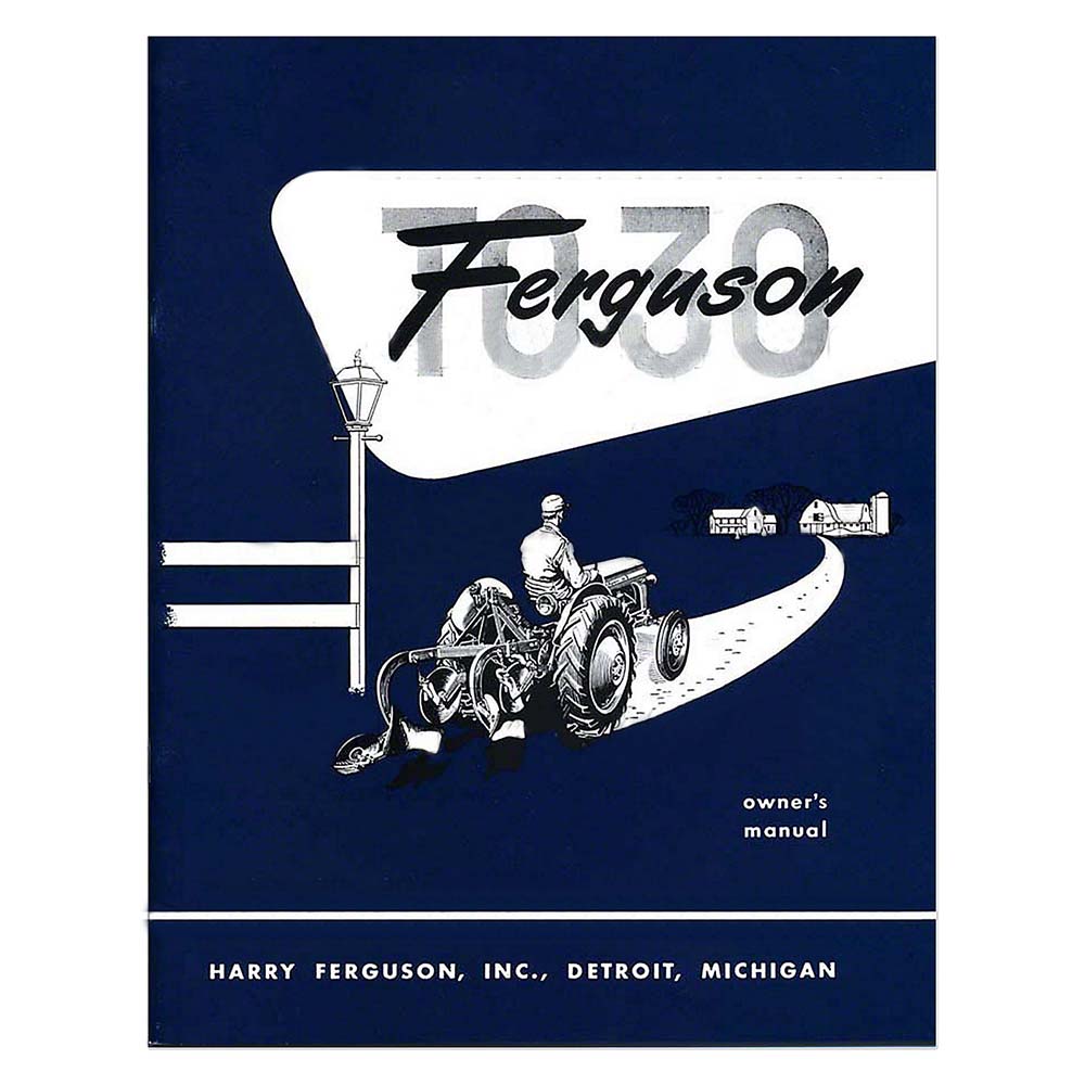 Owners Manual Fits Massey Ferguson MF Tractor TO30
