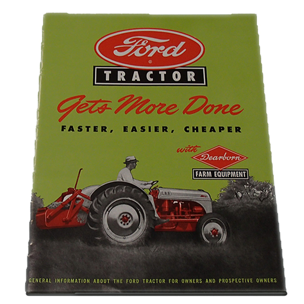 48FTSB  Sales Brochure "Gets More Done"  Fits Ford Tractor 1948 - 1952