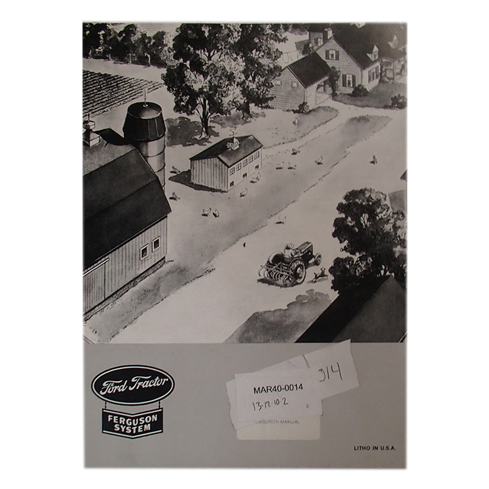 Getting the Most Out of the Fits Ferguson System Handbook Fits Ford 2N 9N