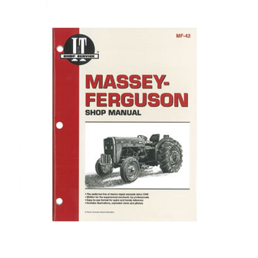 Shop Manual Fits Massey Ferguson Replaces 595-MF42