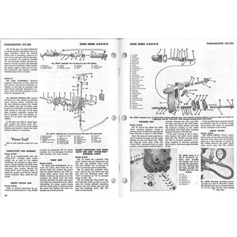 Shop Manual Fits John Deere Replaces 281105
