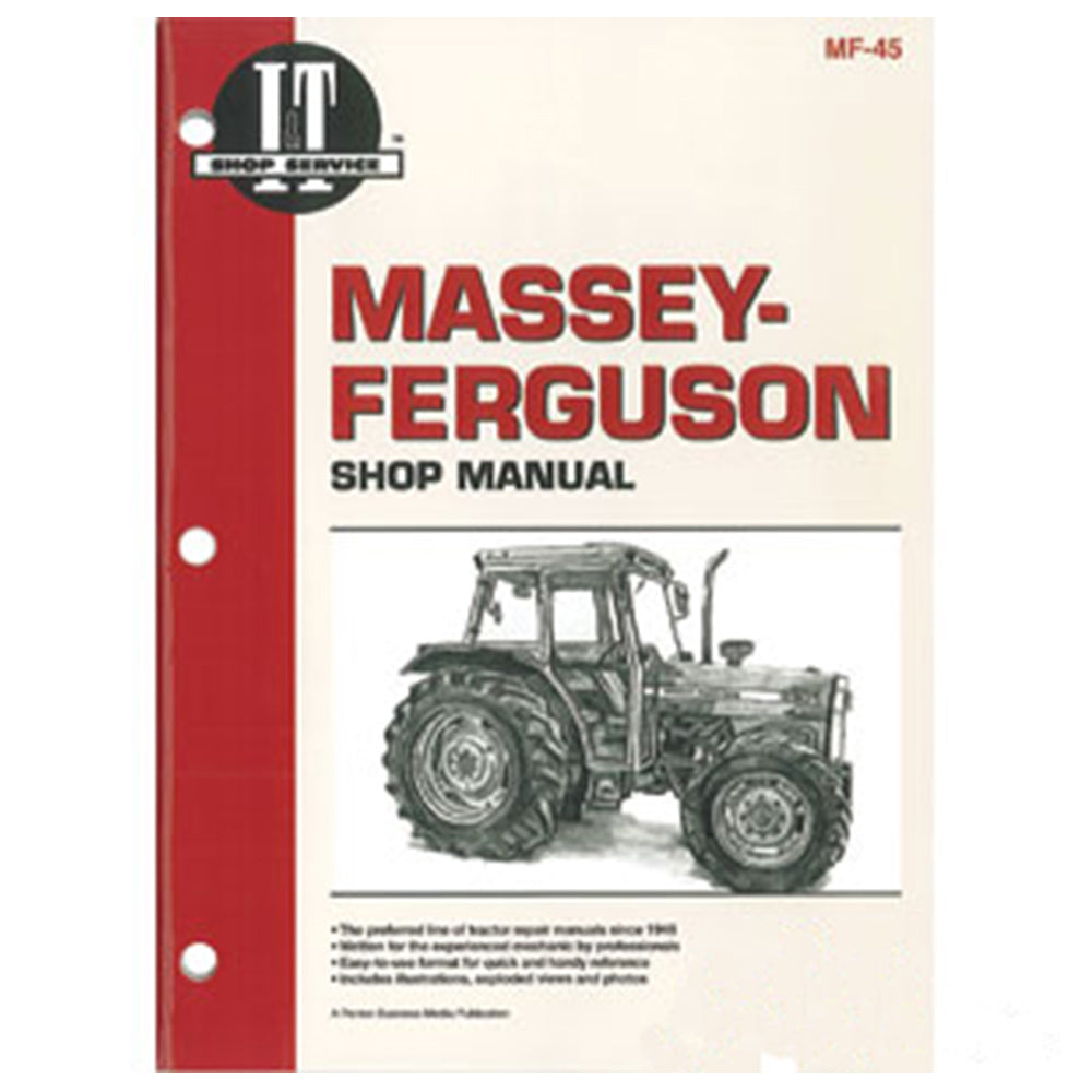 I&T Shop Manual MF-45 Fits Massey Ferguson 362 365 375 383 390 390T 398