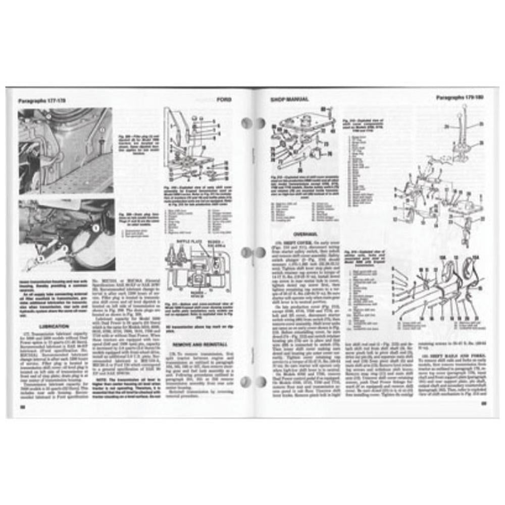 IT Shop Manual Fits Ford/New Holland Replaces 595-FO42