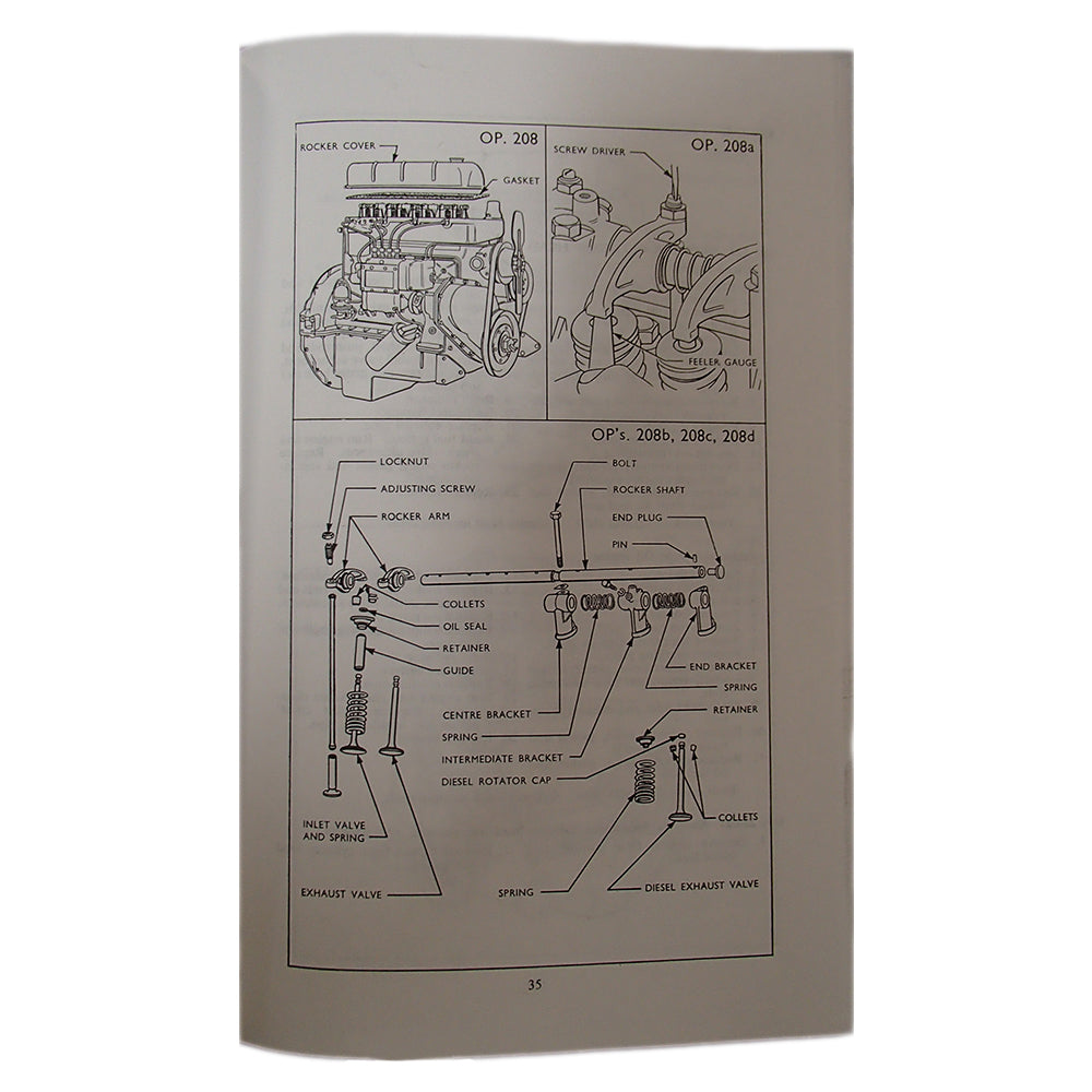 53FMRO Repair Shop Operations Manual Fits Fordson Major 1953 1954 1955 1956 1957