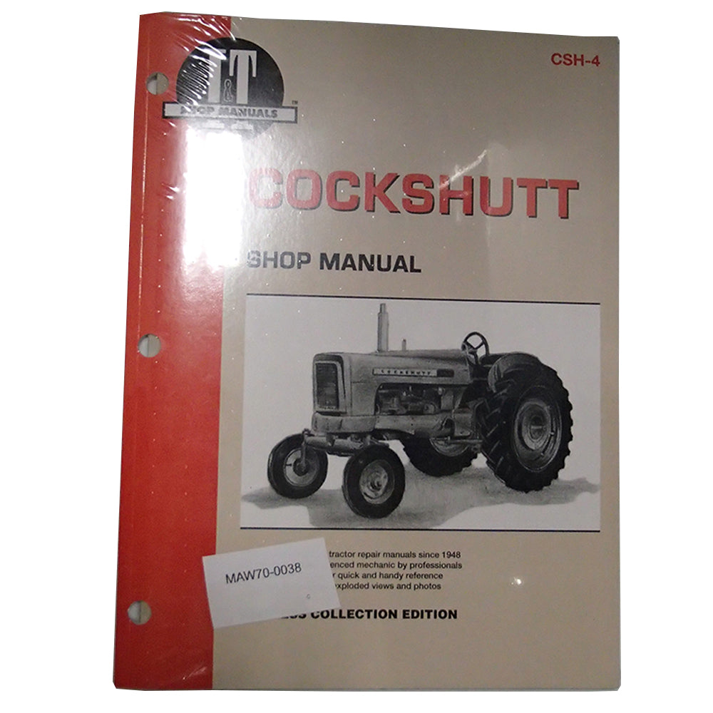 Shop Manual I&T CSH-4 For Cockshutt Covers 540 550 560 570 Tractor