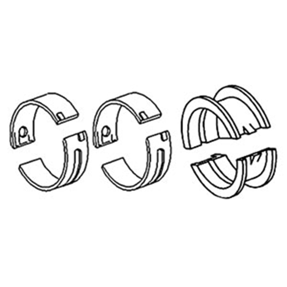 MB180-10 New Industrial Main Bearing Set Fits John Deere 300 350 400 450 480 +