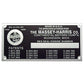 MHS062 Engine Serial Number Tag With Rivets Fits Massey Harris