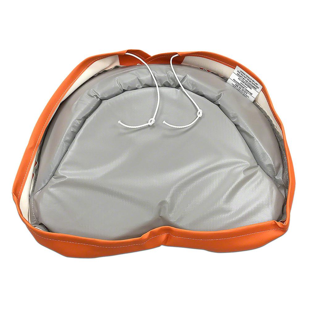 Orange & White Tractor Seat Pad MIS006AC Fits Case Models V VAO 320 430 530