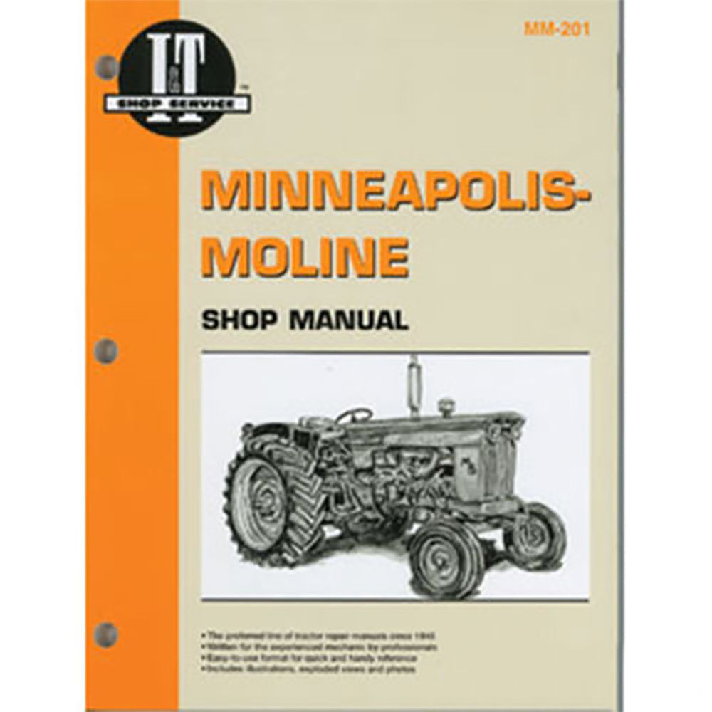 I&T Shop Manual Collection MM-201 For Minneapolis Moline M670 Fits Massey Fergus