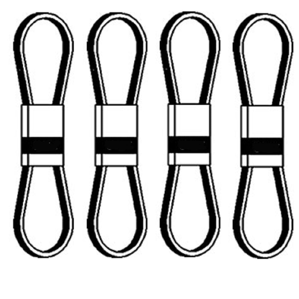 Main Drive Belt (Set of 4) Fits 260 270 442 452 462 463 465 GMD500 GMD500S 27422