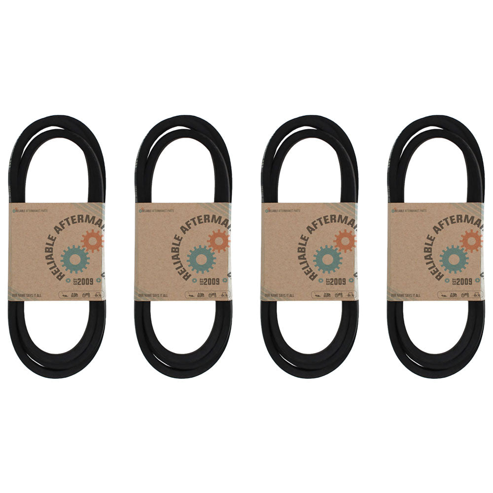Cutter Drive Belt (Set of 4) Fits Massey Ferguson Replaces MOB40-0035