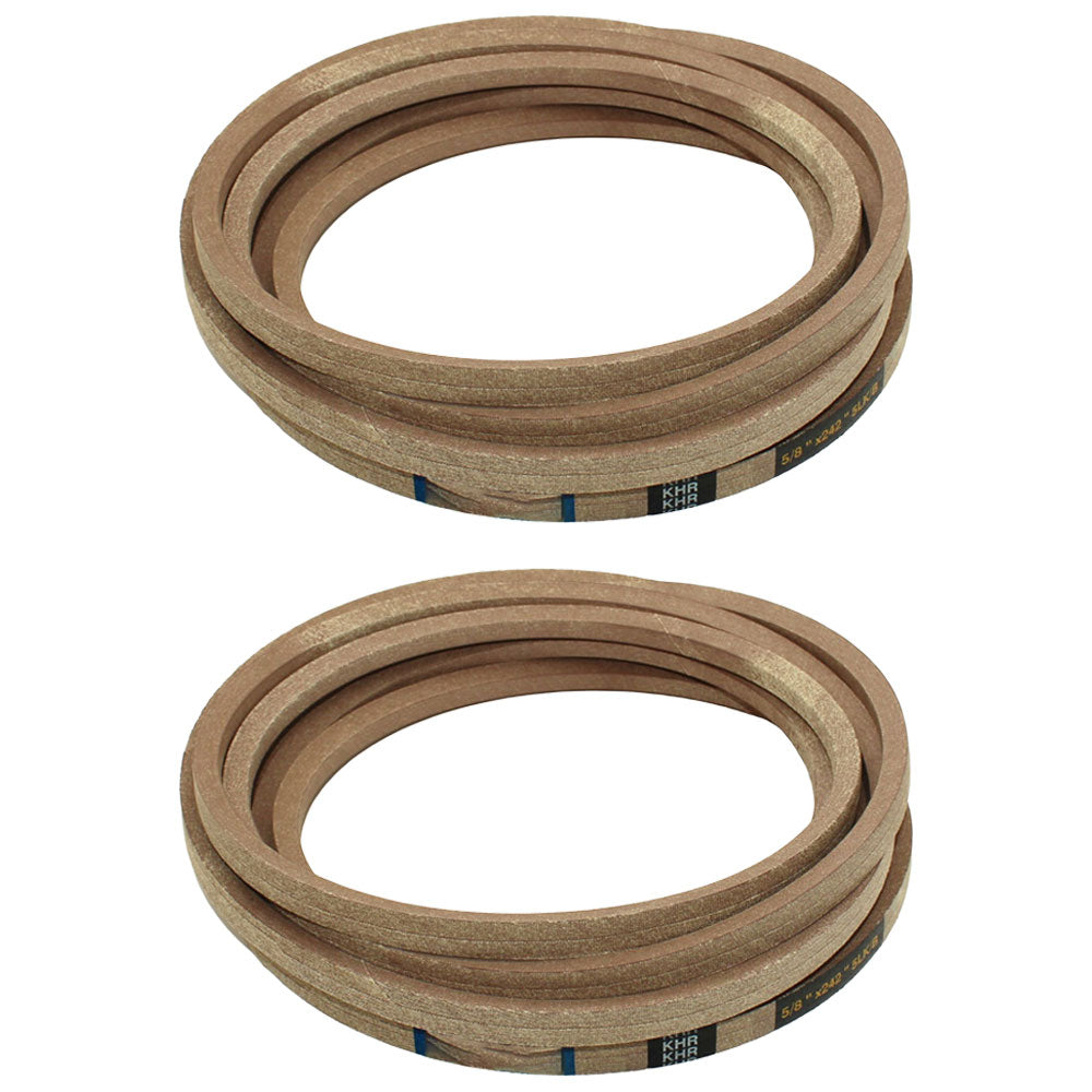 Qty 2: Deck Belt - 5/8" x 242" 
 Fits Toro Replaces 105-8783 Made with Aramid