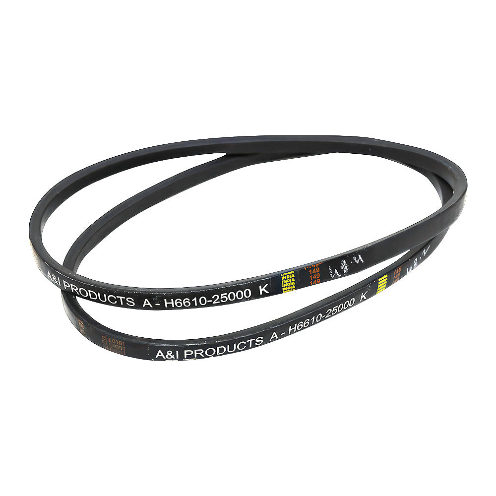 H6610-25000 Set of 2 Belts PTO Shaft Fits Kubota Riding Lawn Mower G1700 G1800