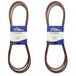07200023 Two Deck Belts For Ariens Zero Turns Zoom XL Ikon X XL XD ZT2552