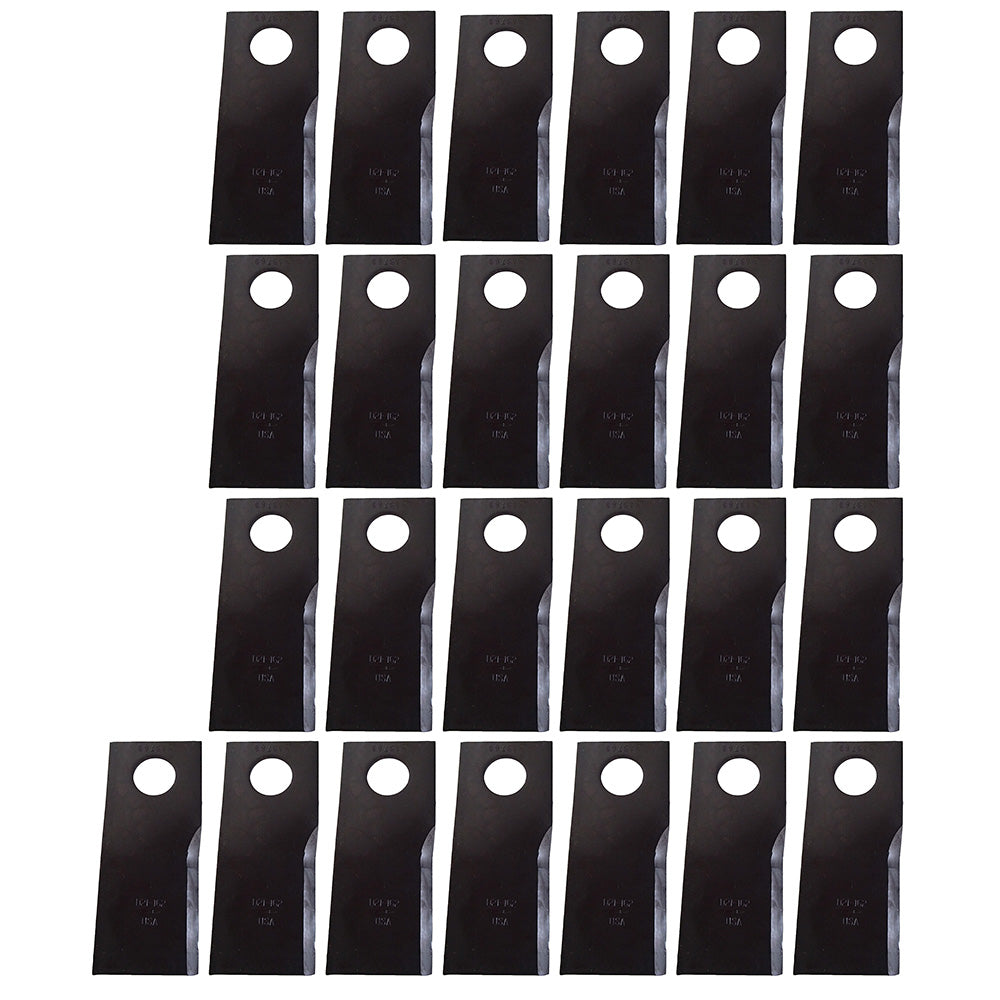 Qty 25: LH Disc Mower Blade Fits Hesston Replaces 76N917