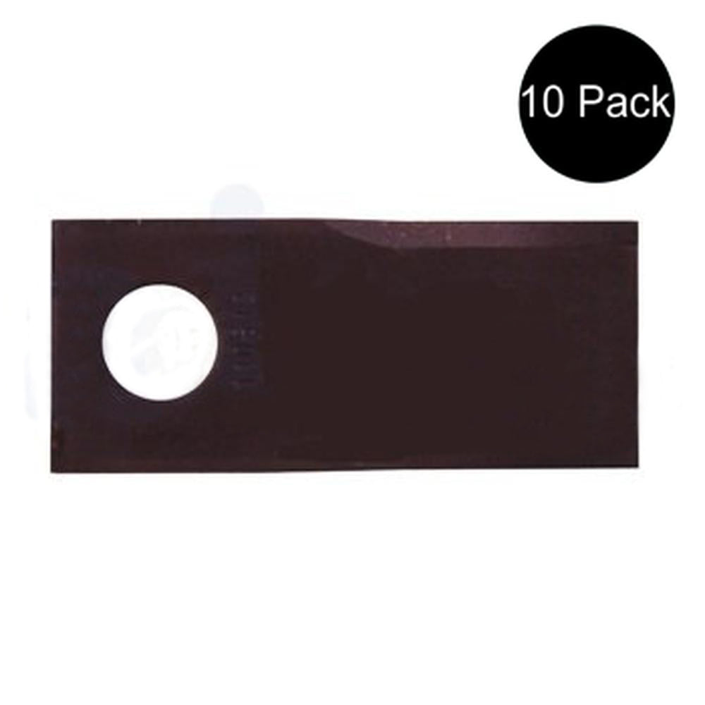 Qty 10: Left Hand Blade  Fits BUSH HOG Replaces 00787167