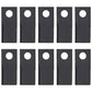 Qty 10: Right Hand Disc Mower Blade Fits Rhino Replaces 00787166