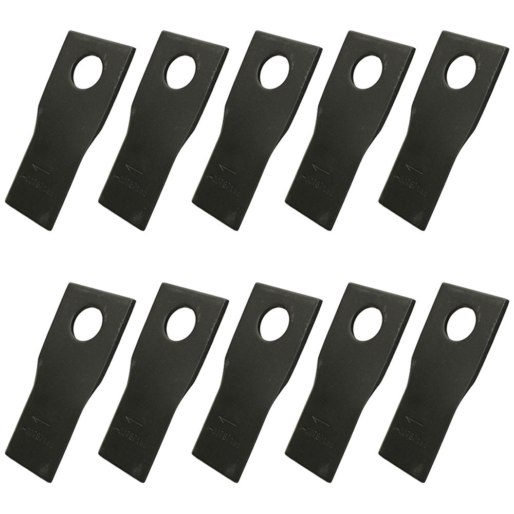 Qty 10: Right Hand Disc Mower Blade Fits BUSH HOG Replaces 00787166