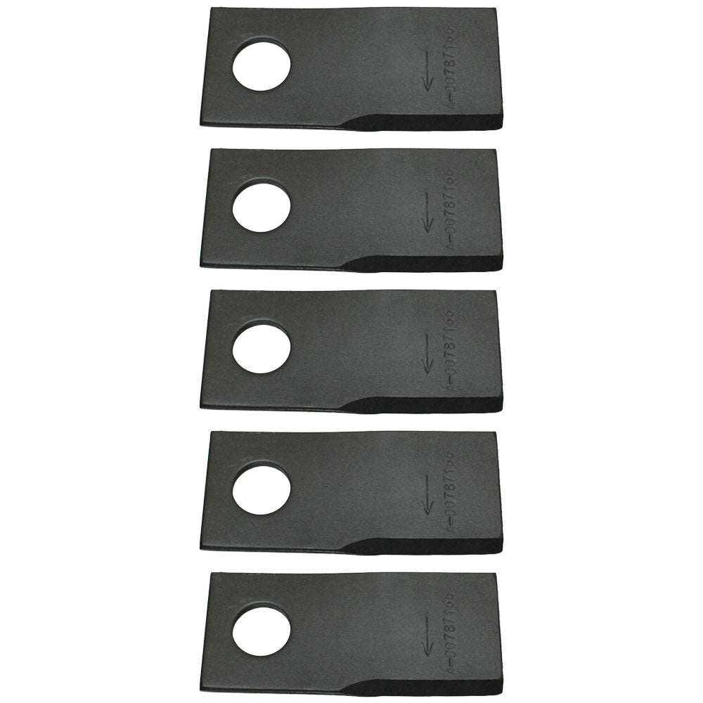 Qty 5: Right Hand Disc Mower Blade Fits BUSH HOG Replaces 00787166