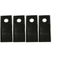 Qty 4: LH Disc Mower Blade Fits Kuhn Replaces 55903210