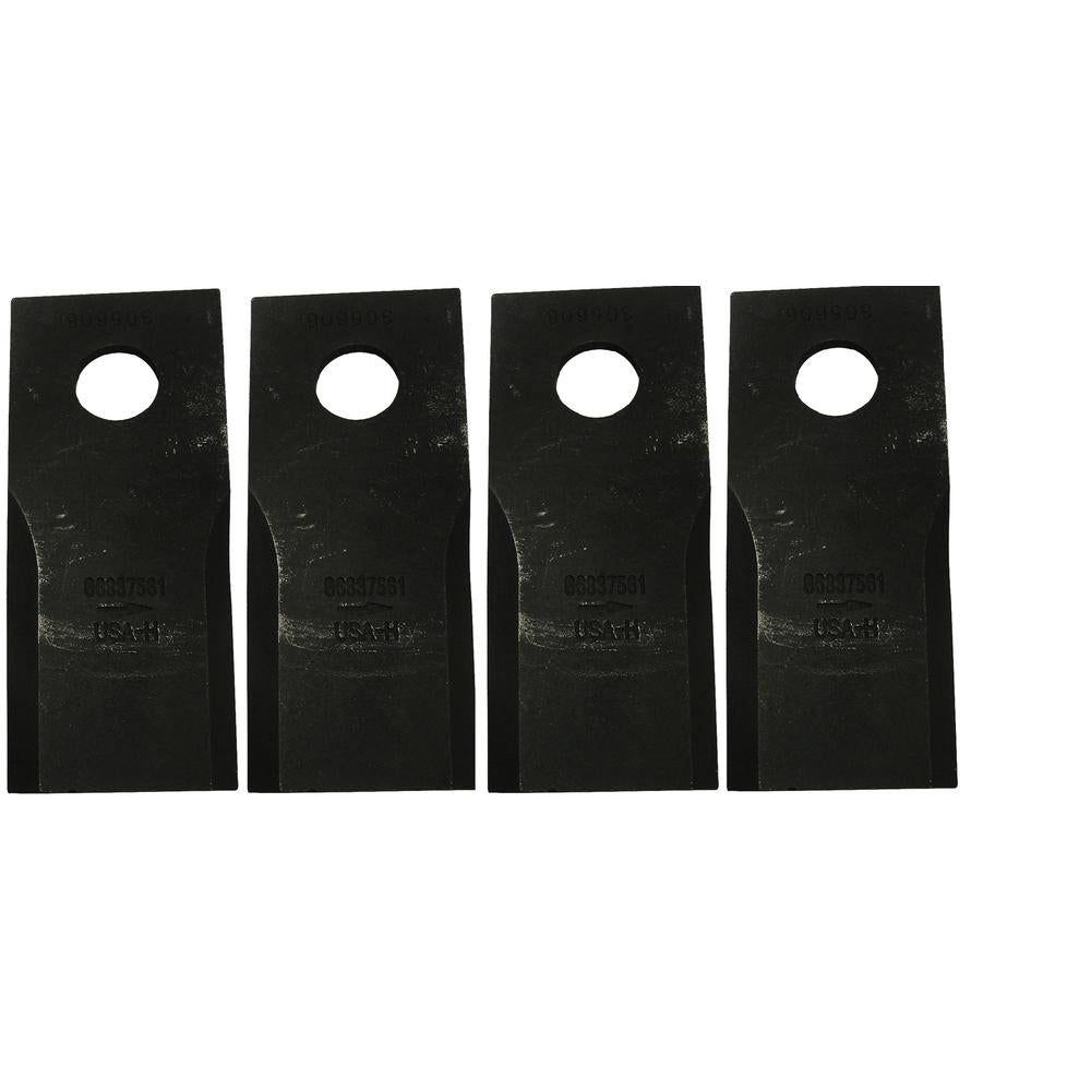 Qty 4: LH Disc Mower Blade Fits Hesston Replaces 700712889