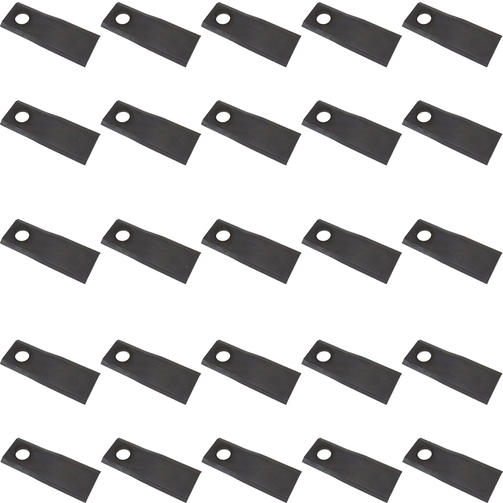 Qty 25: RH Disc Mower Blade Fits John Deere Replaces CC21781