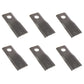 Qty 6: RH Disc Mower Blade Fits Frontier Replaces 56451300