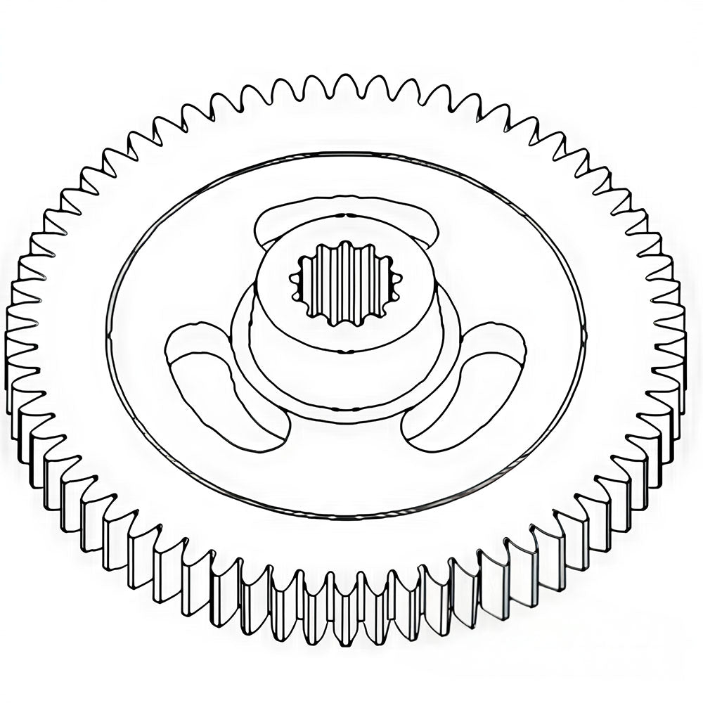 Impeller Gear 64 Tooth Splined Fits John Deere 930 920 925 915 910 936 935 916 9