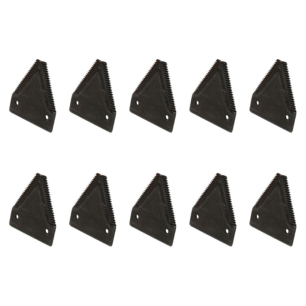 Qty 10: Sickle Section Fits Ford/New Holland Replaces 491-203325