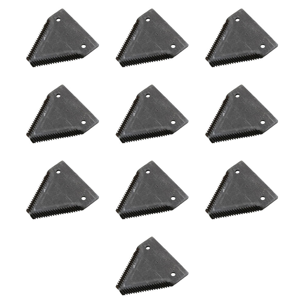 Qty 10: Sickle Sections Fits Ford/New Holland Replaces 491-203325