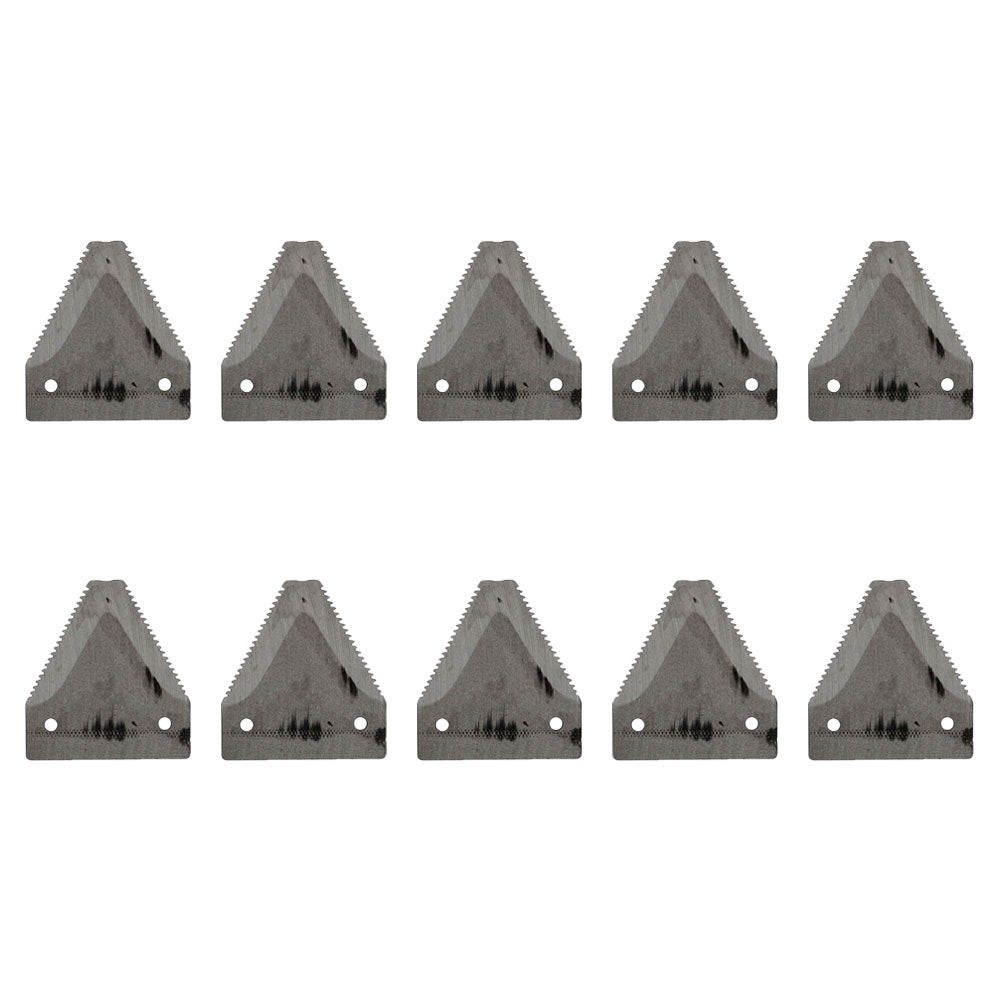 Qty 10: Sickle Section Fits Ford/New Holland Replaces 491-203325