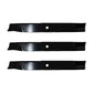Qty 3: Mower Blade Fits Dixie Chopper Replaces 30227-60H