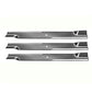 Three (3) Blade Set 798702103-1581103-1581-S Fits Exmark 72" Cut Mowers