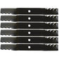 6 Pack Mower Blade Fits John Deere M143504 62"