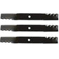 Qty 6: Toothed Mulching Blade Fits John Deere Replaces M143504
