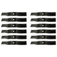 Qty 12: Mower Blade Fits Kubota Replaces 76505-11550