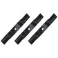 (3) Pack Mower Blades Fits Kubota Kommander 48" K5575-34330 K5575-97530 ZG2048