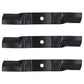 (3) Pack Mower Blades Fits Kubota Kommander 48" K5575-34330 K5575-97530 ZG2048