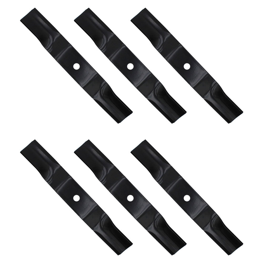 6 New XHT Heavy Duty Blades 48" Decks Fits Kubota K5182-71840 K5575-34330