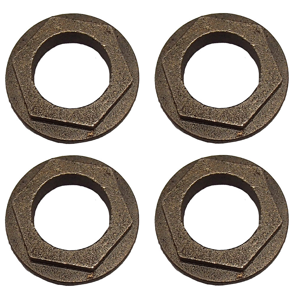 Qty 4: Hex Steering Bushing Fits White Replaces 741-0656