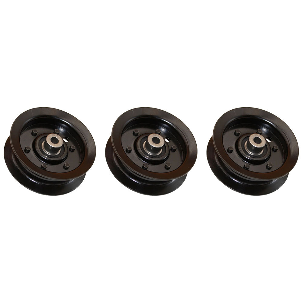 3 Pcs Flat Idler Pulley Fits Exmark Lawn Boy Fits Toro 106-2175 Z4200 Z5000