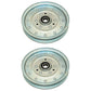 (2) Idler Pulley Fits Exmark Replaces 1-633109 116-4667 1164667 633109 539102610