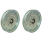 Qty 2: Flat Idler Pulley Fits Exmark Replaces 1-633109