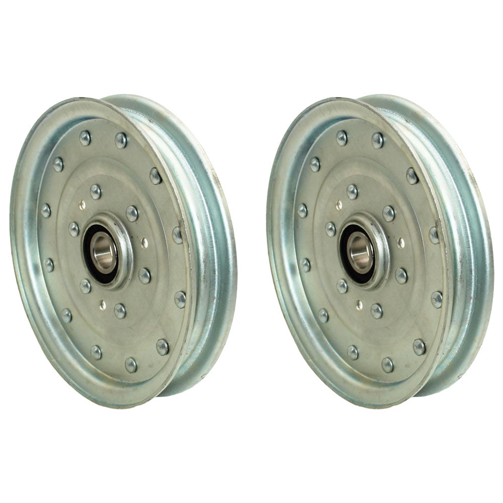 (2) Idler Pulley Fits Exmark Lazer Z & Lazer Z XP Mower With 60" 72" Deck