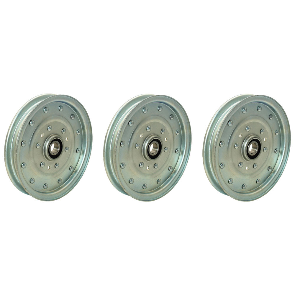 3 Idler Pulleys Fits Exmark Fits Toro 126-7685 1-633109 116-4667 Fits Husqvarna