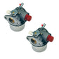 2 Pack 640338 640274 640350 Carburetor For Tecumseh Carb With Free Gasket