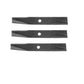 3 Pk Blades for 42" Riding Mowers Fits Toro Wheel Horse 106077 106636