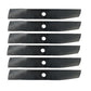 Set Of Six New Aftermarket Blades 13-7/8” X 2” X .1870” Fits Toro
