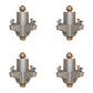 Qty. 4: Spindle Assembly
 Fits Huskee Replaces 615-0142