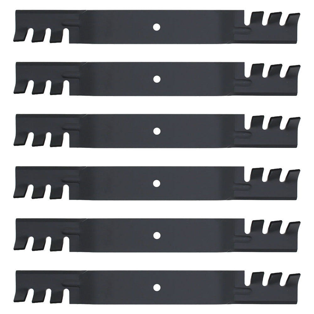 6 Mulching Blades Fits Bush Hog 60" Fits Grasshopper  61" Fits Woods 61"